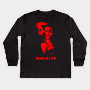 Molotov Killer Cocktease Kids Long Sleeve T-Shirt